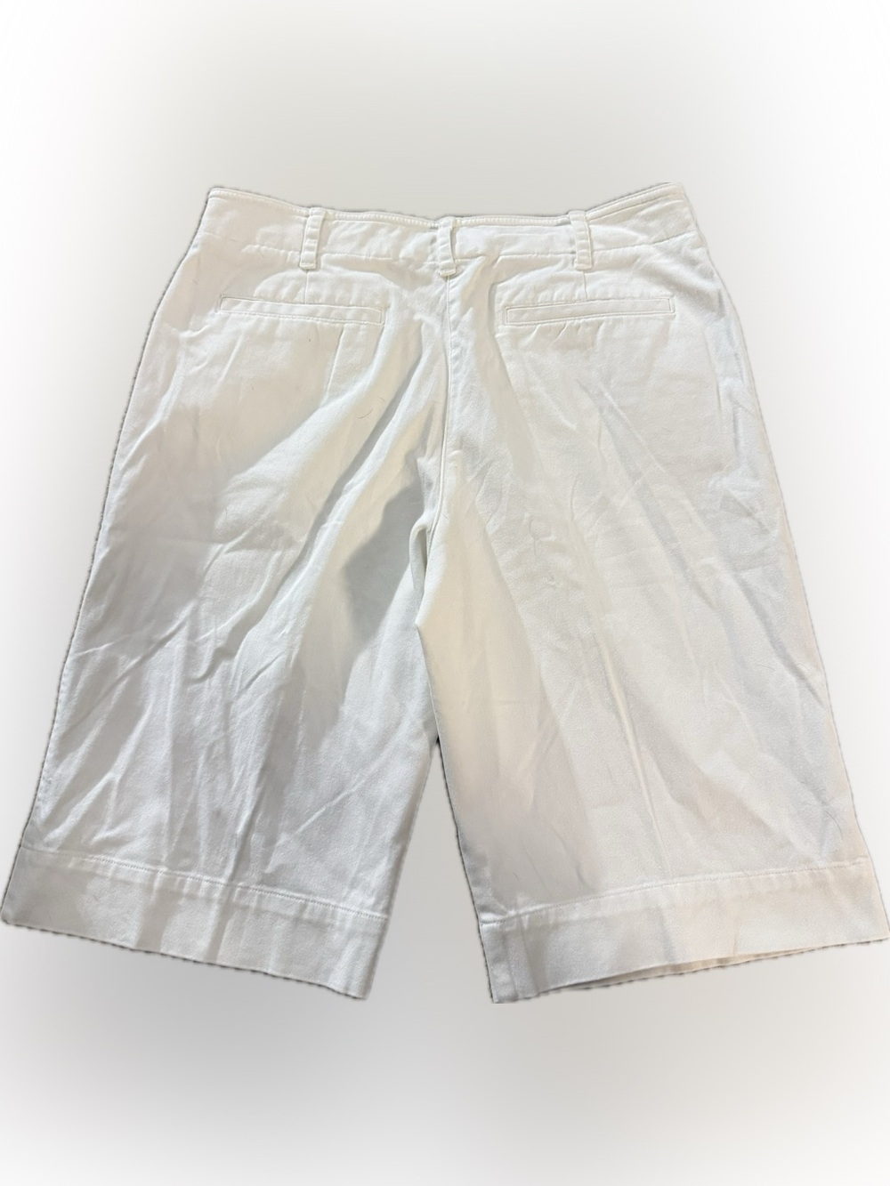 Jones New York Sport White Stretch Bermuda Shorts Size 8 - Picture 2 of 4